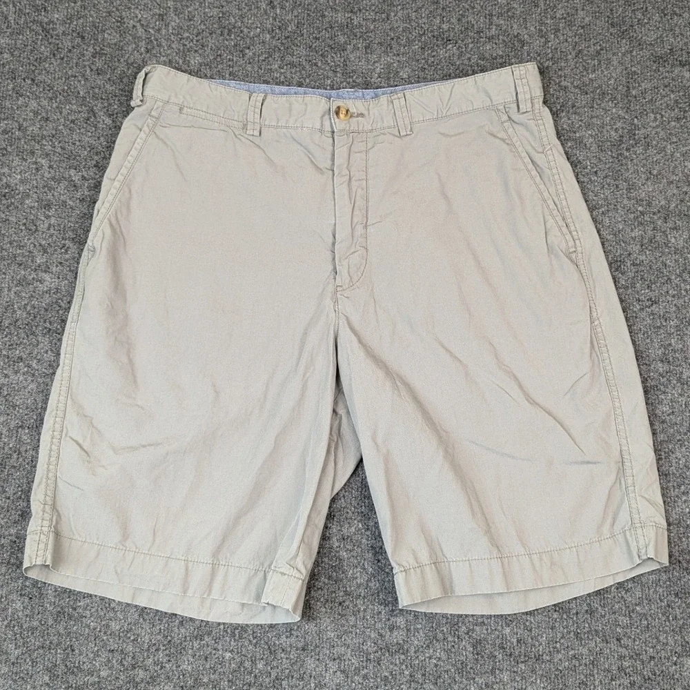 Polo Ralph Lauren Men Relaxed Fit Chino Shorts Khaki Tan Cotton Size 34